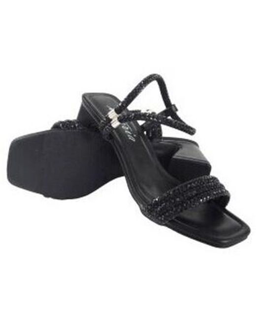 Chaussures Dame de cérémonie 24033 noir Isteria en coloris Black