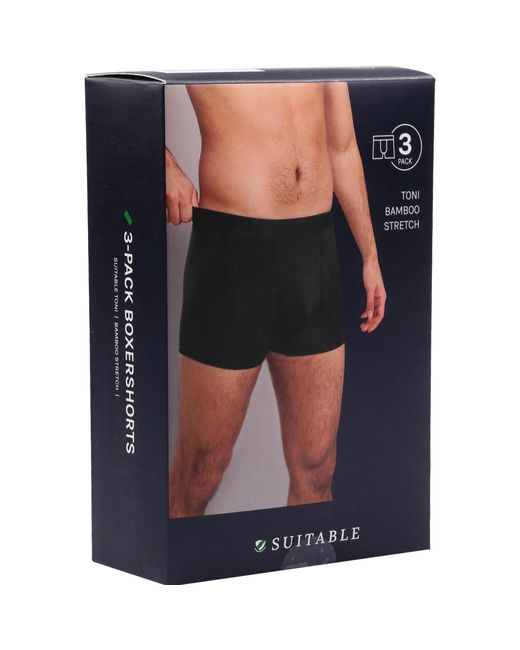 Caleçons Boxer-shorts Lot de 3 Toni Noir Suitable pour homme en coloris Black