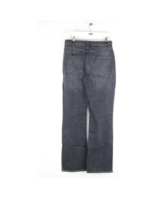 Jeans Jean bootcut en coton gris Ba&sh en coloris Gray