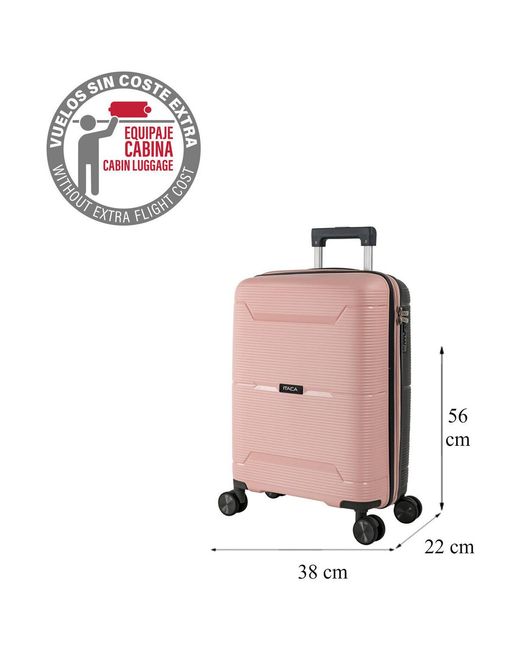 Valise Clyde Itaca en coloris Pink
