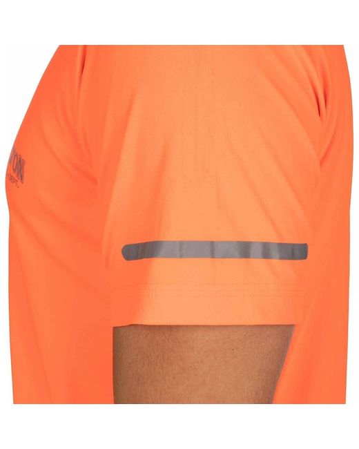 Polo Polo de sport ZIPPE Shilton pour homme en coloris Orange