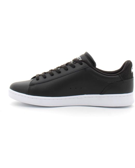Baskets Basket En Cuir Carnaby Set Lacoste pour homme en coloris Black