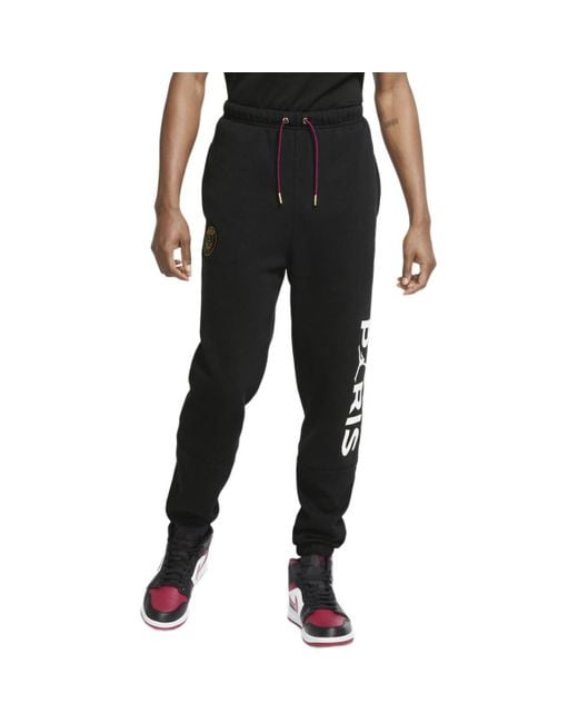 Jogging Pantalon Psg Jordan Nike pour homme en coloris Noir - Lyst