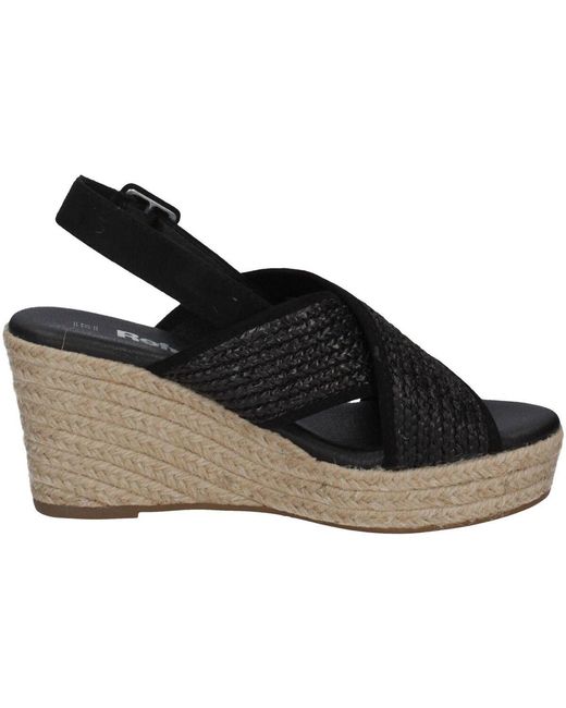 Espadrilles Refresh en coloris Black
