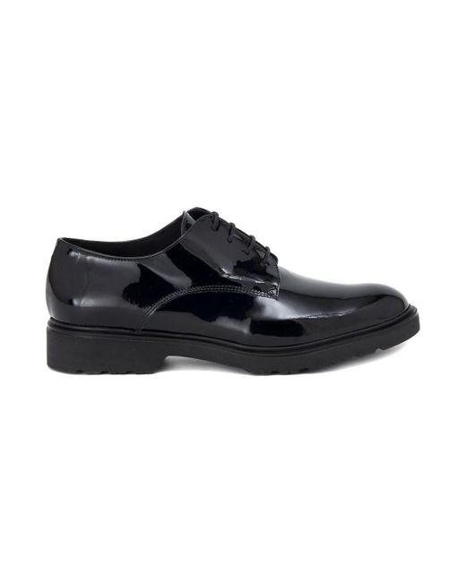 Derbies VITELLO NERO Momenti en coloris Black