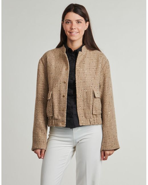 ONLY Windjack Onlnumo L/S Boucle in het Green