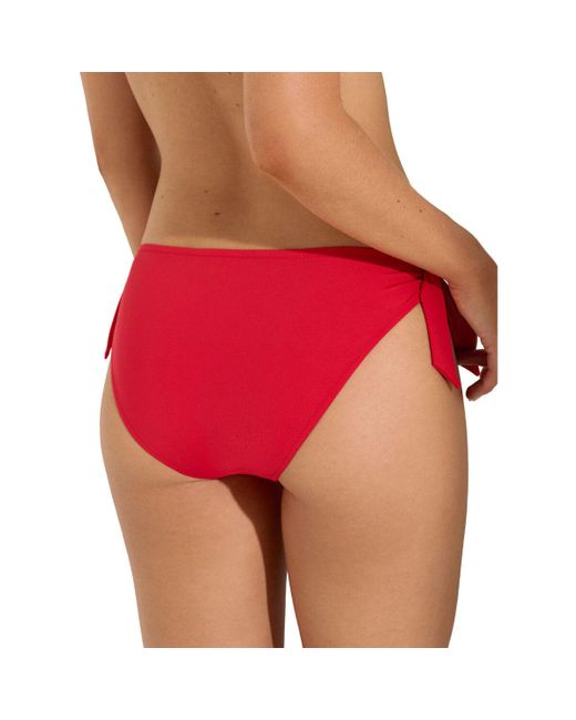 Maillots de bain Bas maillot slip de bain à nouettes amovibles Quito Lisca en coloris Red