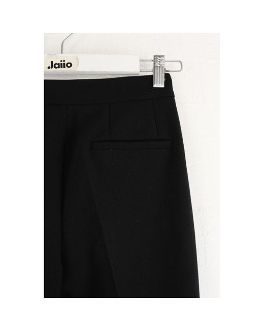 Pantalon Pantalon droit noir Maje en coloris Black