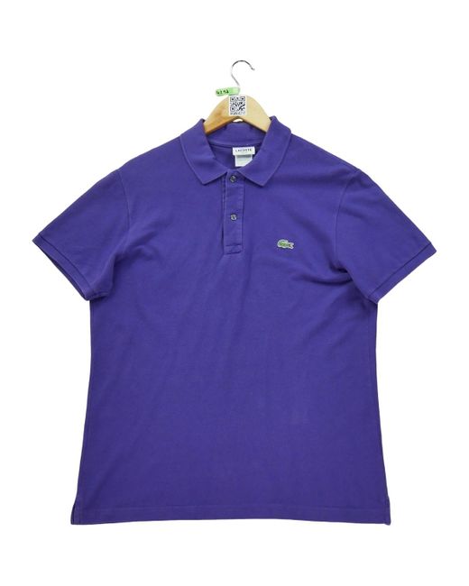 Polo 220784 Lacoste pour homme en coloris Purple