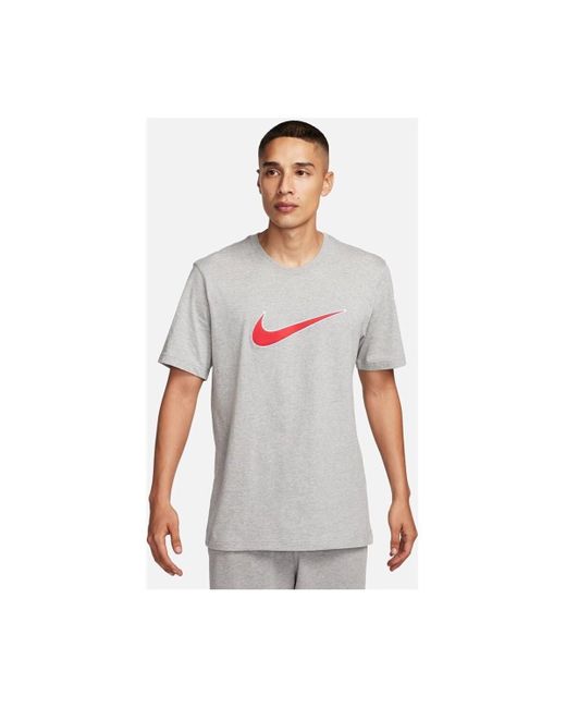Nike T-Shirt Korte Mouw Fn0248064 in het White voor heren