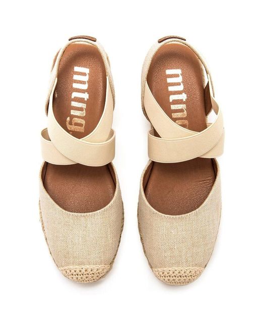 Espadrilles MADA MTNG en coloris Natural