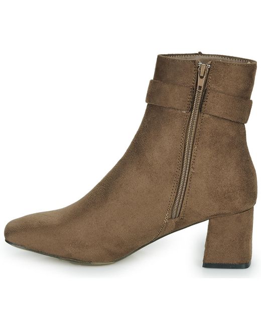 Moony Mood Enkellaarzen New4 in het Brown