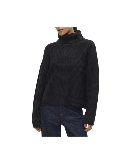 Pull Momega Vero Moda en coloris Black