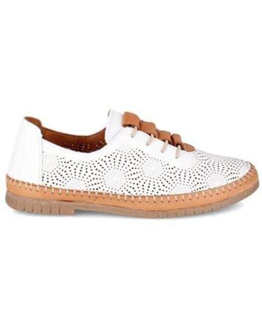 Derbies maffliers Coco   Abricot en coloris White