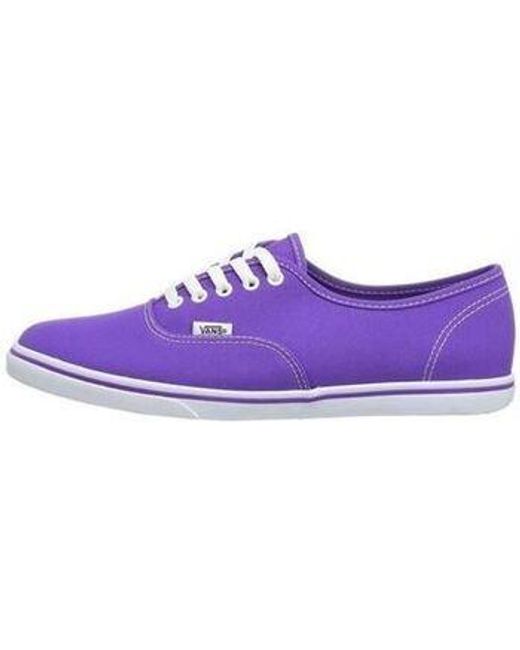 Derbies AUTHENTIC Vans en coloris Purple