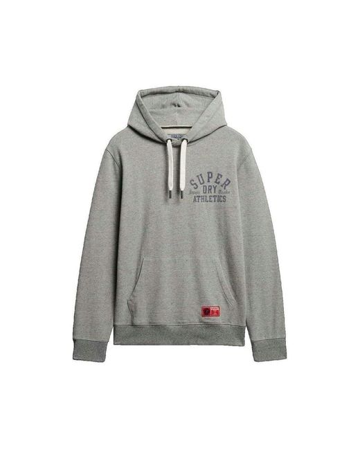 Sweat-shirt Sweat à capuche Track Field gris Superdry pour homme en coloris Gray