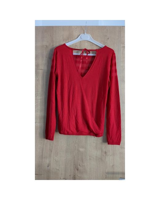Pull Pull Camaïeu en coloris Red