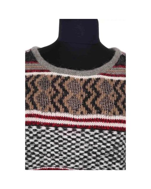 Pull Pull marron Maje en coloris Red