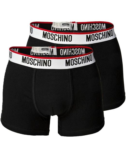 Boxers V1A1394 4300 Moschino pour homme en coloris Black