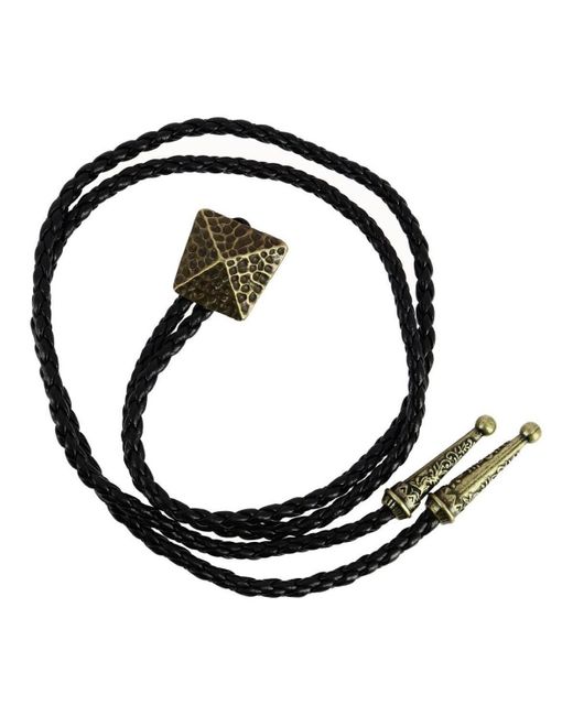 Cravates et accessoires Bolo - Cravate Texane Pyramide martelée Clj Charles Le Jeune pour homme en coloris Black