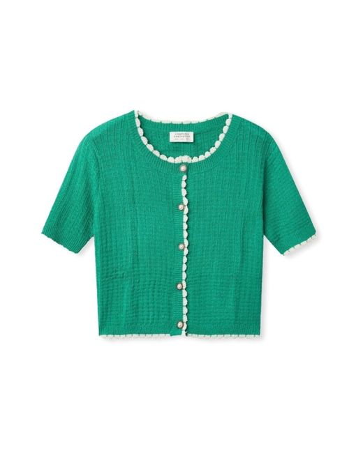 Compañía Fantástica Mantel Compañia Fantástica Cardigan 10301 in het Green