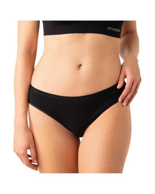 Culottes & Slips Culottes, Lot De 4, Ecopack Basic Athena en coloris Black