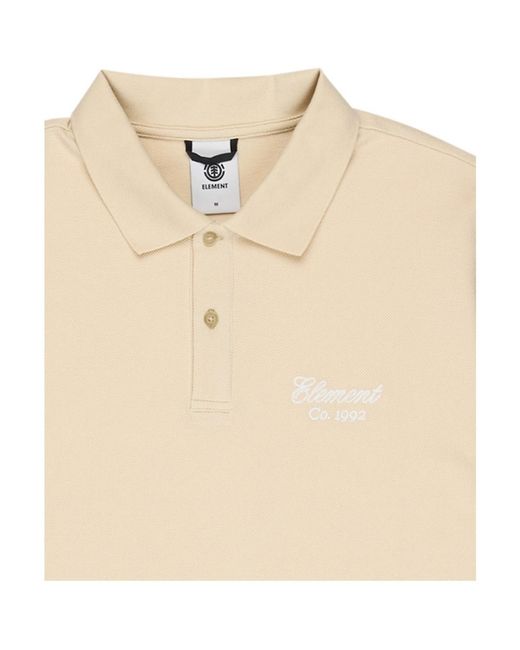 Polo Script Element pour homme en coloris Natural