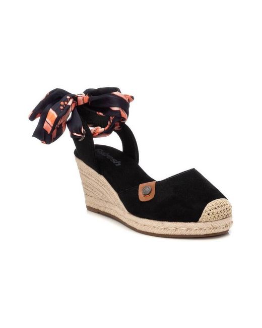 Espadrilles 172541 Refresh en coloris Black