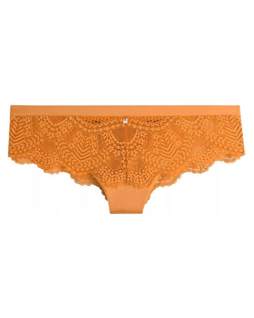 Shorties & boxers Shorty string moutarde Effrontée Pommpoire en coloris Orange