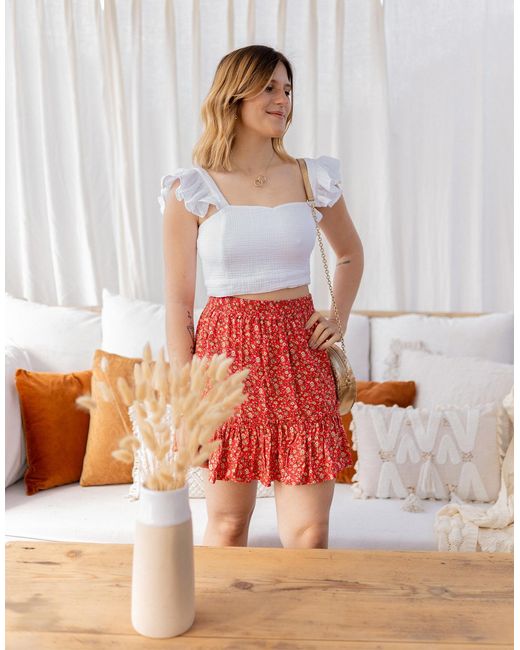 Celeste Blouse Capucine in het White