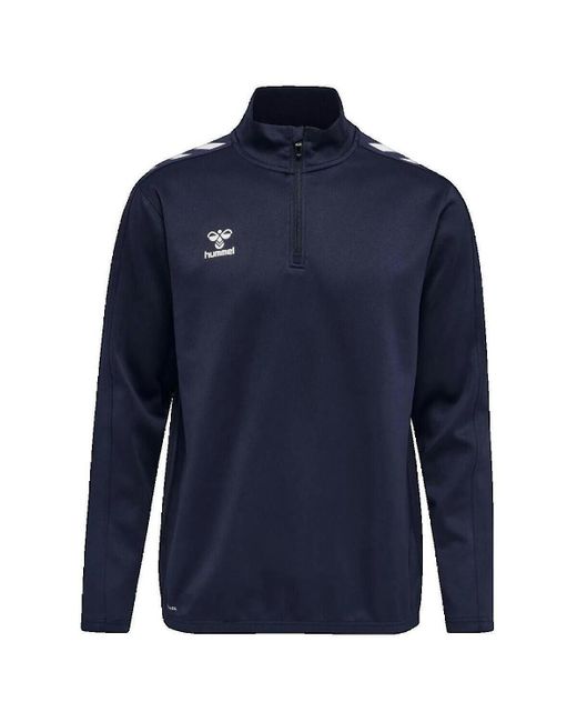 Sweat-shirt Sweat Core XK à col montant zippé Hummel en coloris Blue