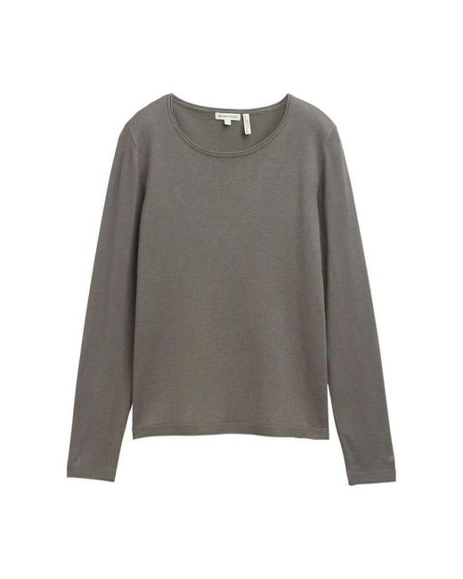 Pull 5659901 Tom Tailor en coloris Gray