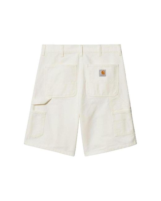 Short Single Knee Carhartt pour homme en coloris White
