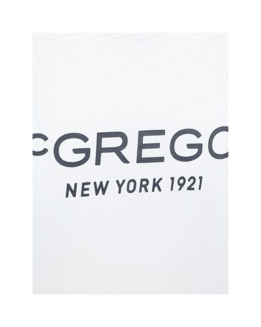 T-shirt Essential T-Shirt Logo Blanche Mcgregor pour homme en coloris White