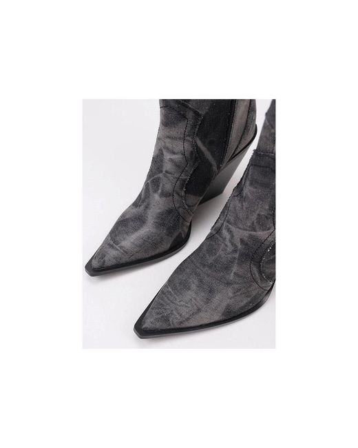 Bottines DENA KRACK en coloris Gray