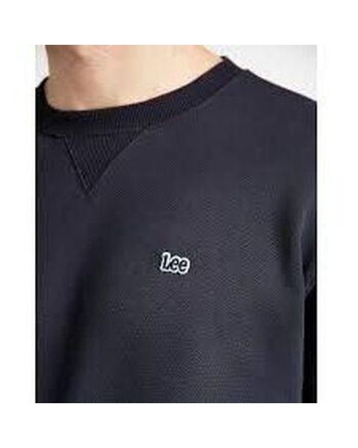 Sweat-shirt 112121794 PATCH CREW-MIDNIGHT NAVY Lee Jeans pour homme en coloris Blue