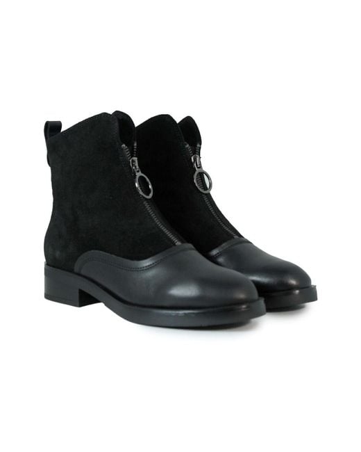 Bottines BOTÍN CON CREMALLERA FRONTAL 4713 NEGRO Porronet en coloris Black