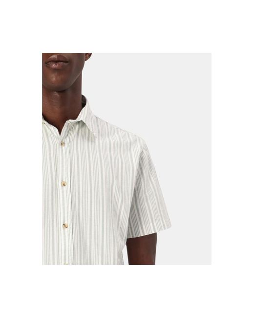 Jack & Jones Overhemd Lange Mouw 12269135 Oshija in het White voor heren