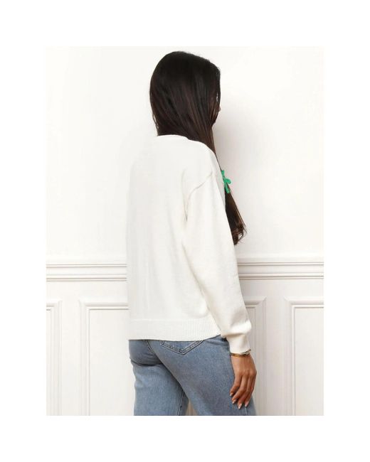 Pull Pulls Pour Femme La Modeuse en coloris White