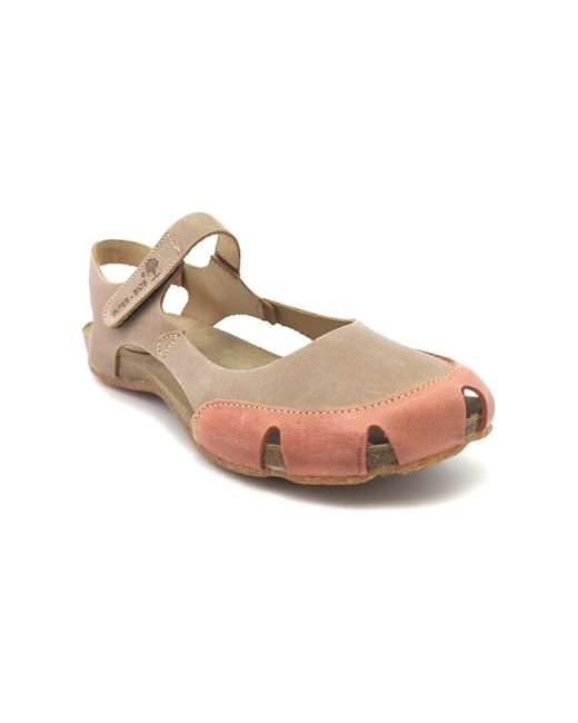 Sandales SANDALE 4480 CUIR BEIGE-TEJA Interbios en coloris Brown