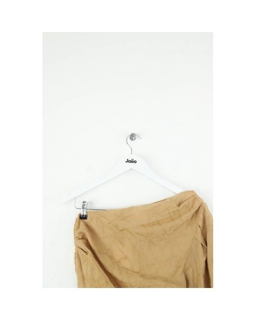 Blouses Top en coton camel Maje en coloris Natural