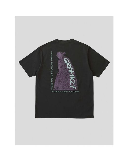 T-shirt Gramicci pour homme en coloris Black