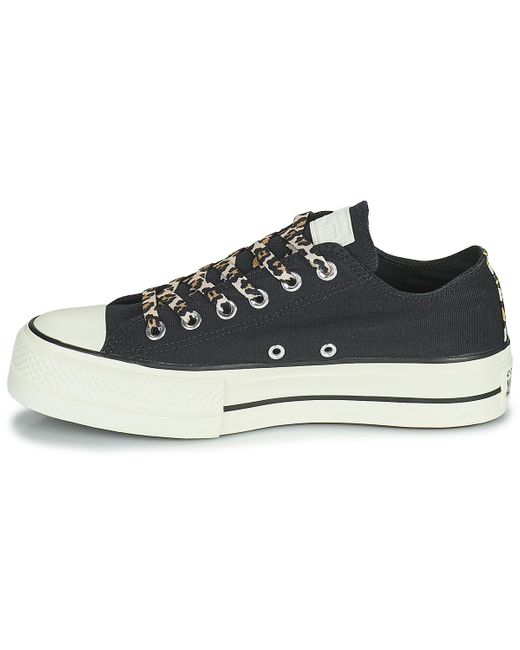 Converse Lage Sneakers Chuck Taylor All Star Lift Archive Print Ox in het  Zwart - Bespaar 12% - Lyst
