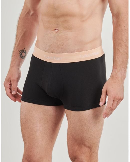 Calvin Klein Boxers Low Rise Trunk 3Pk in het Black voor heren
