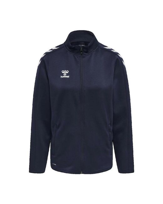 Veste Veste HmlCore XK Poly Zip Sweat marine Hummel en coloris Blue