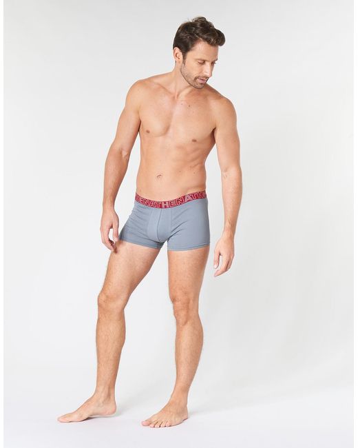 Athena Boxers Basic Color in het Red voor heren