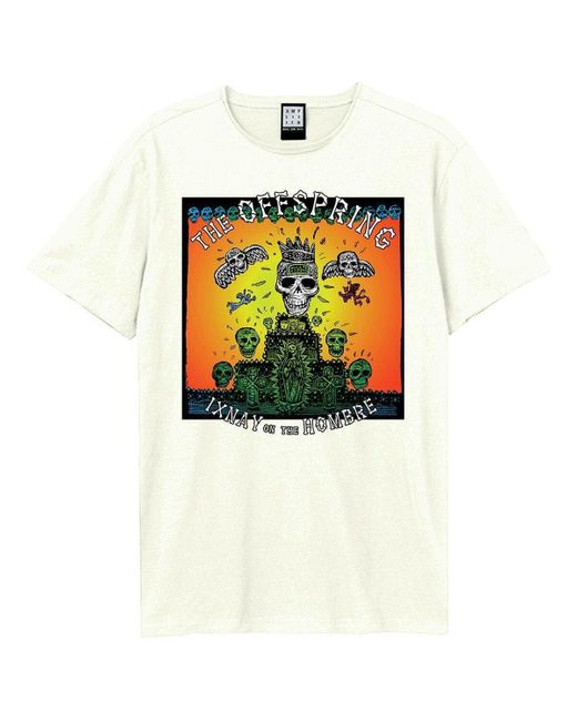 T-shirt Ixnay On The Hombre Amplified en coloris White
