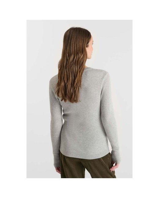 Pull Pull Stefy Le Temps Des Cerises en coloris Gray