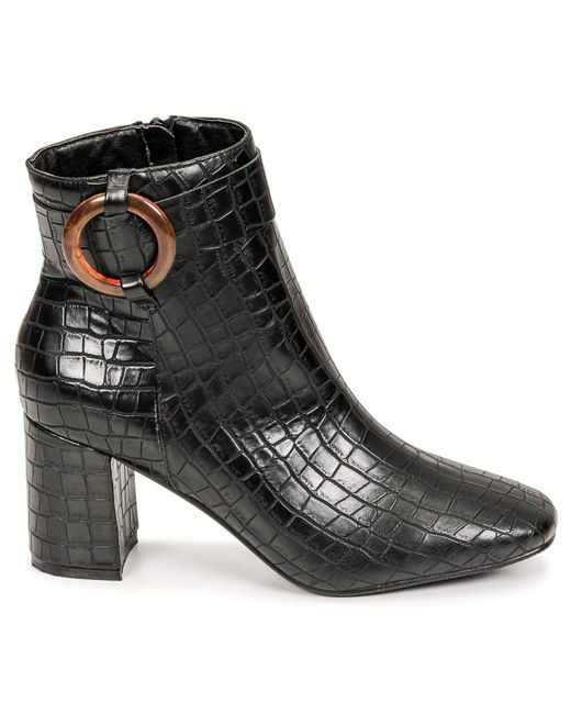 Moony Mood Enkellaarzen Pulia in het Black