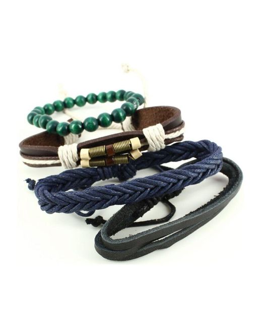 Bracelets Bracelet Lumbee Clj Charles Le Jeune pour homme en coloris Green